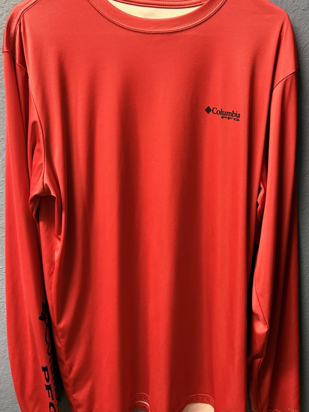 Columbia Long Sleeve Shirt - Coral Red